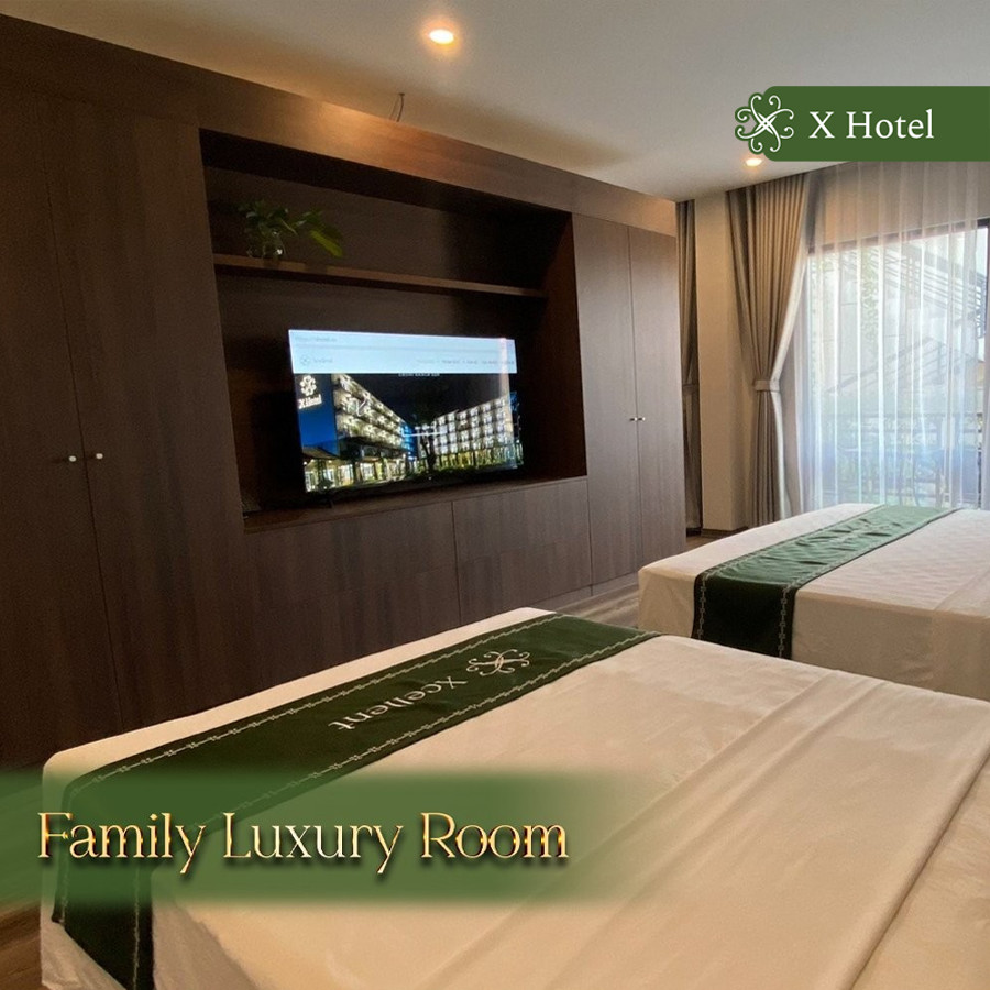 Hệ thống phòng nghỉ dưỡng tại phân khu Xcellent của X Hotel