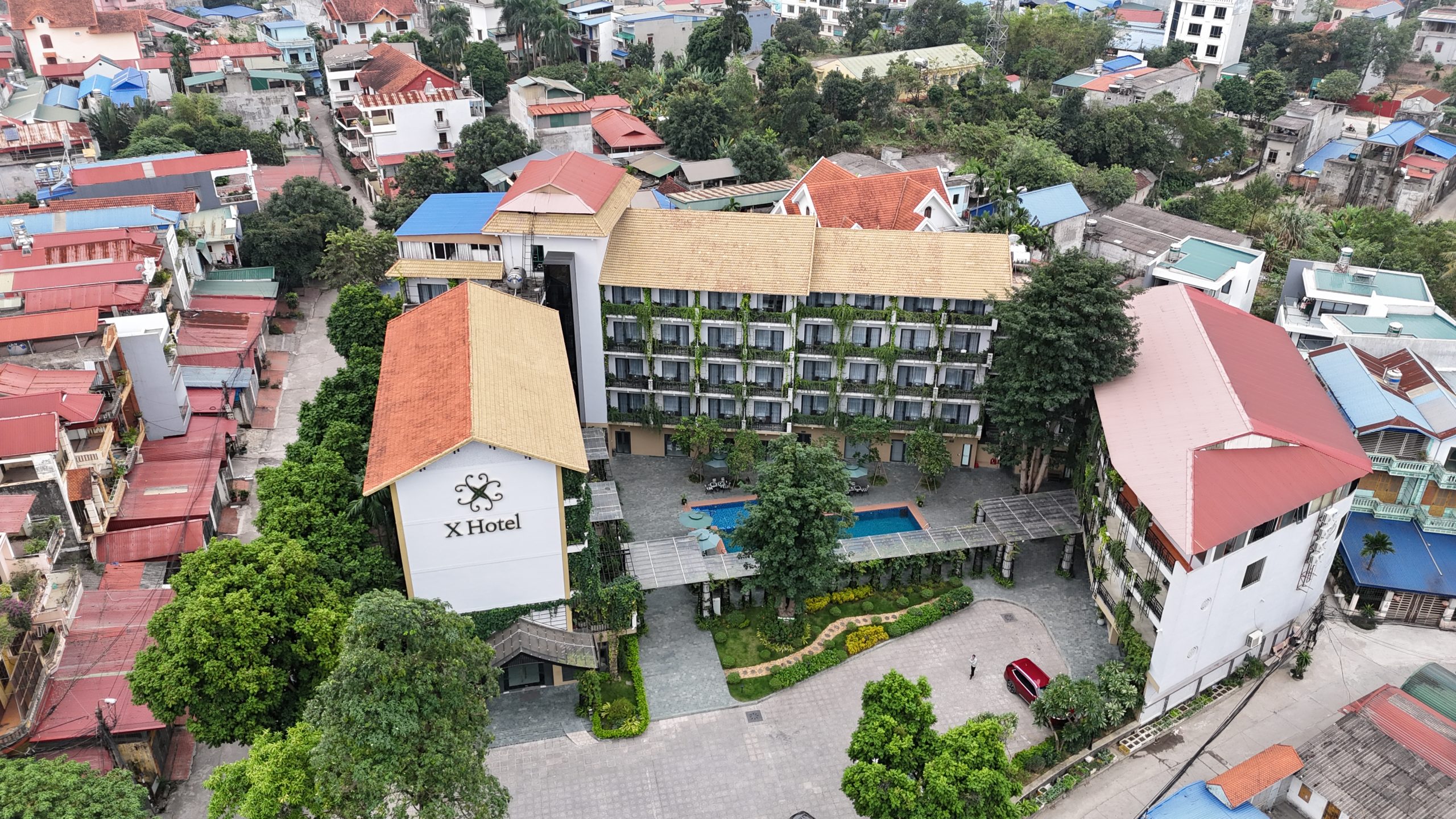 Khách sạn ở Thái Nguyên X Hotel sở hữu vị trí trung tâm thành phố 