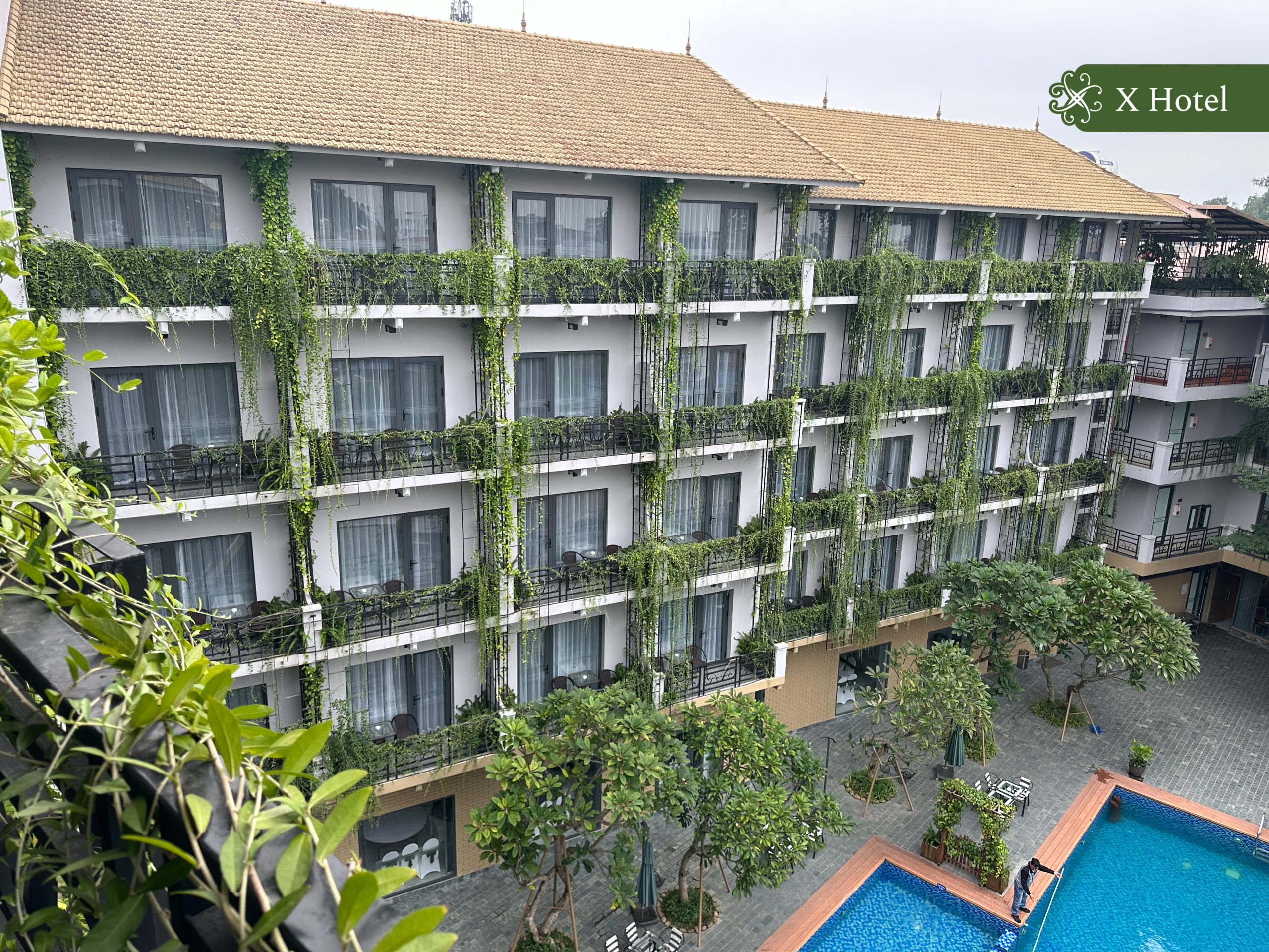 Đặt phòng khách sạn Thái Nguyên X Hotel sở hữu kiến trúc xanh độc đáo