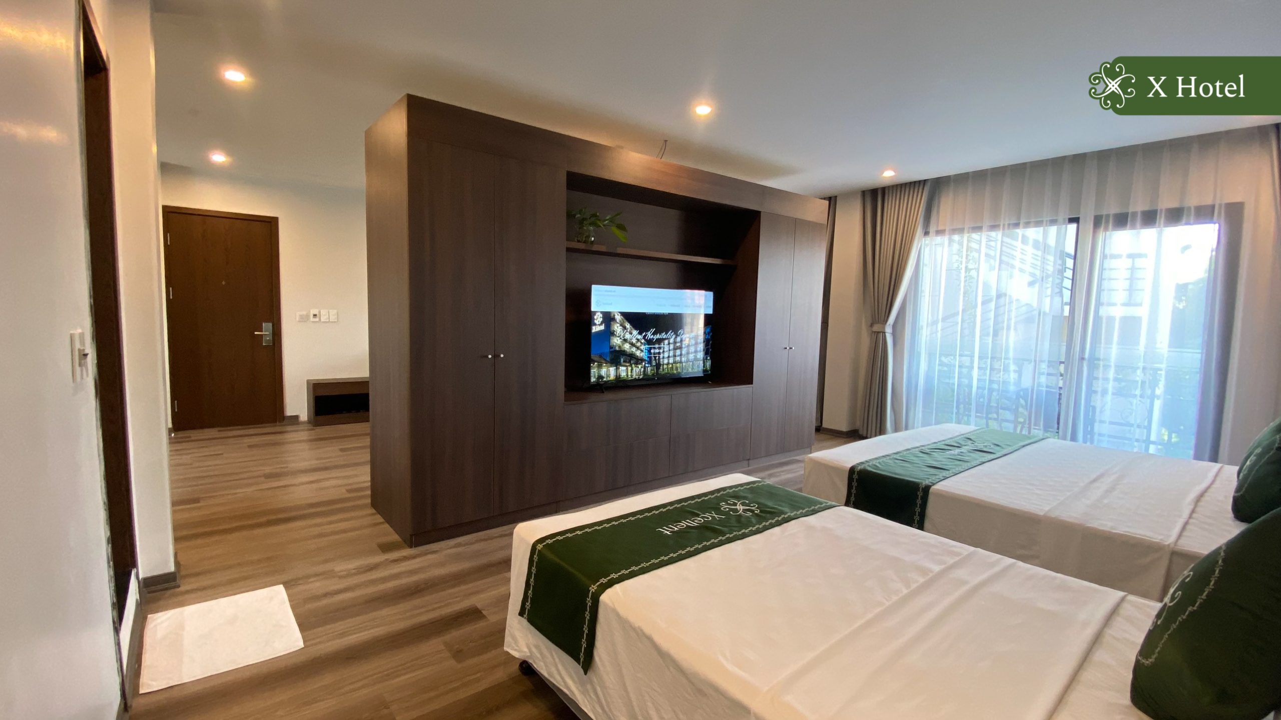 Hệ thống phòng nghỉ dưỡng tại khách sạn X Hotel